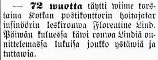 Lind 72v Kotkan Sanomat 28.4.1901