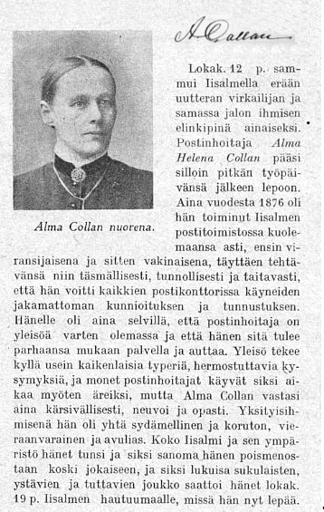 1922 Naisten Ääni 18.11.1922 nekrologi B